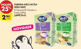 Pingo Doce Farinha Não Láctea Hero Baby 340g promoção
