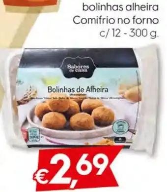 Bolama Bolinhas Alheira Comifrio no Forno c/12 - 300g promoção