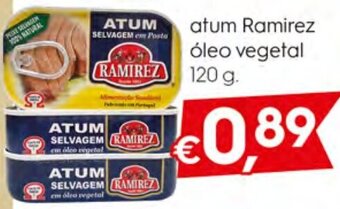 Bolama Atum Ramirez Óleo Vegetal 120g promoção
