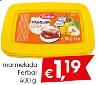 Bolama Marmelada Ferbar 400g promoção