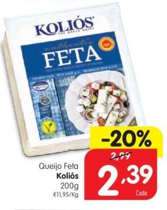 Minipreço Queijo Feta Kolios 200g promoção