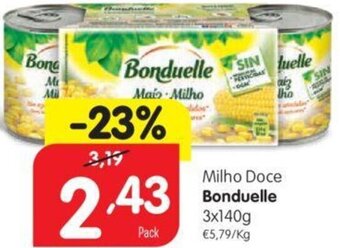 Minipreço Milho Doce Bonduelle 3x140g promoção