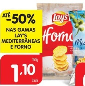 Minipreço Nas Gamas Lay's Mediterrãneas E Forno 150g promoção