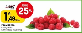 Intermarché Framboesa promoção