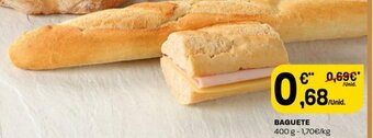 Intermarché Baguete promoção