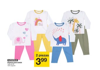 Zeeman Pijama para bebe promoção