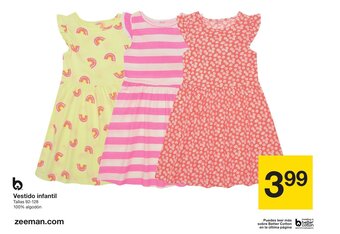Zeeman Vestido infantil promoção