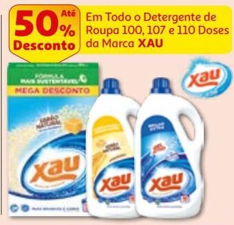 Detergente roupa máquina xau