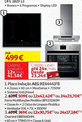 Auchan Forno multifunções pirolitico aeg promoção