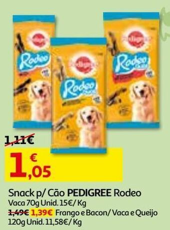 Auchan Snacks cão pedigree promoção