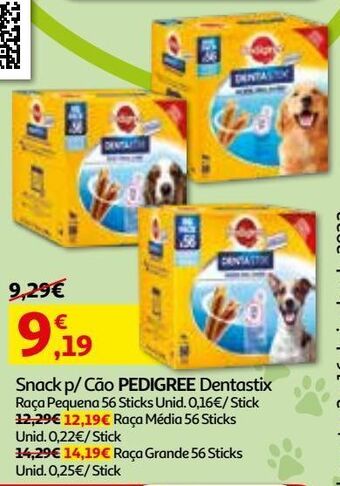 Auchan Snack cão dentastix pedigree promoção