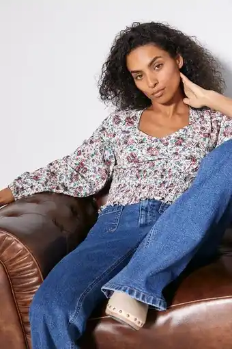 Springfield Blusa cropped ninho de abelha promoção