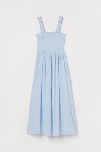 H&M Vestido com smock promoção