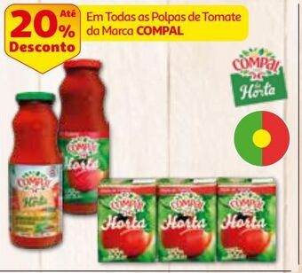 Auchan Tomate concentrado compal promoção