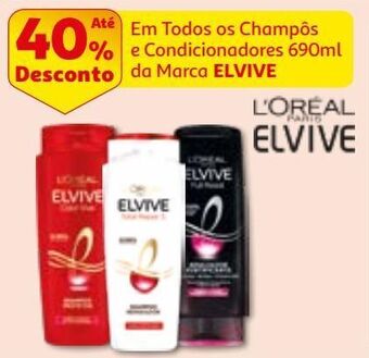 Auchan Condicionador elvive promoção