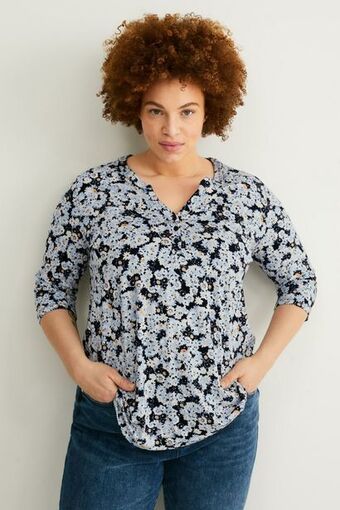 C&A Long sleeve top - floral promoção