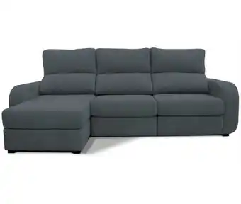 Conforama Chaise longue convertível em cama esquerda tecido april promoção