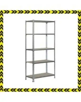 Brico Depôt Estante metálica galvanizada madeira 180x80x40cm sem parafusos promoção