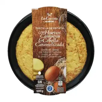 ALDI Tortilha com cebola caramelizada promoção