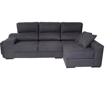 Conforama Chaise longue direita com 2 puffs lucía dymar promoção