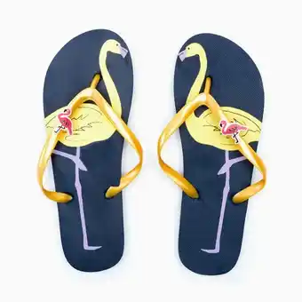 Chinelos flamingo azul marinho (35-40)