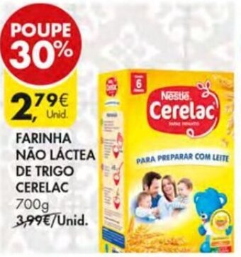 Pingo Doce Farinha Não Láctea de Trigo Cerelac 700g promoção