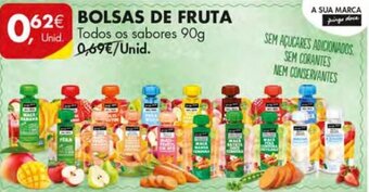Pingo Doce Bolsas de Fruta 90g promoção