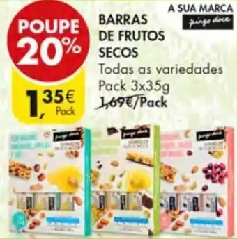 Barras de Frutos Secos Pack 3x35g