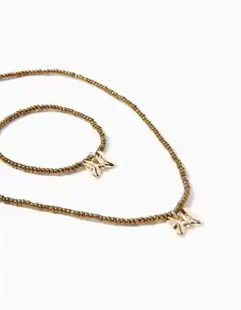 Zippy Colar e pulseira para menina 'minnie', dourado promoção
