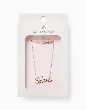 Zippy Colar e pulseira para menina 'love', dourado promoção