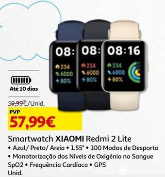 Auchan Smartwatch xiaomi promoção