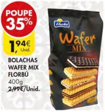 Pingo Doce Bolachas Wafer Mix Florbú 400g promoção