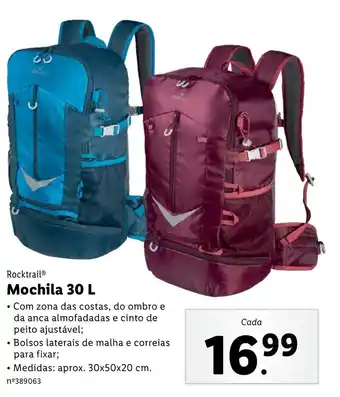 Lidl Mochila 30L promoção