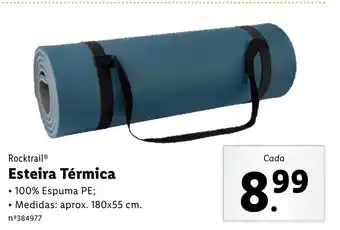 Lidl Esteira Termica promoção
