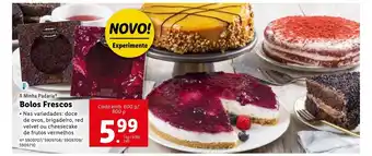 Lidl Bolos Frescos promoção