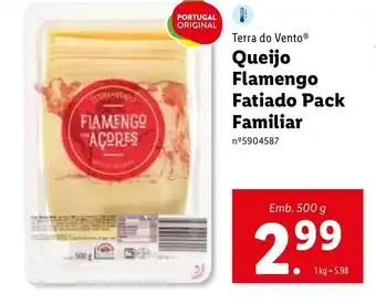 Lidl Queijo Flamengo Fatiado Pack Familiar 500g promoção