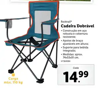 Lidl Cadeira Dobravel promoção