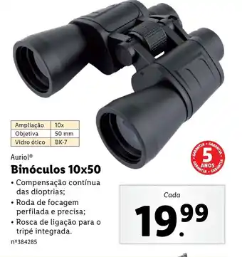 Lidl Binoculos 10 x 50 promoção