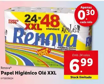Lidl Papel Higiénico Ole XXL promoção