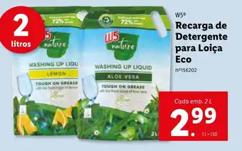 Lidl Recarga de Detergente para Loica Eco 2L promoção