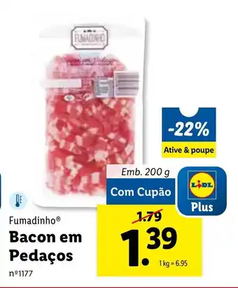 Lidl Bacon em Pedacos promoção
