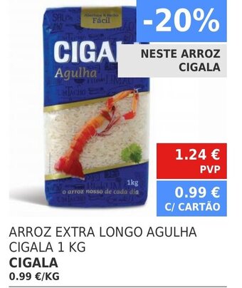 Arroz Extra Longo Agulha Cigala 1kg
