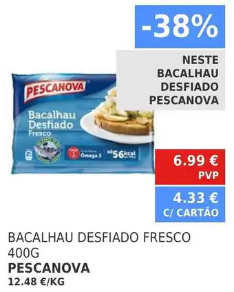 Minipreço Pescanova Bacalhau Desfiado Presco 400g promoção