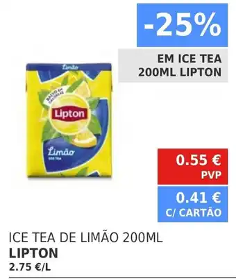 Minipreço Lipton Ice Tea de Limão 200ml promoção