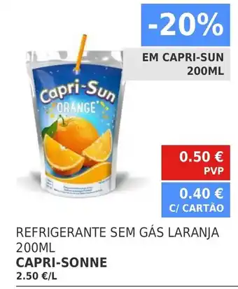 Minipreço Capri-Sonne Refrigerante sem Gás Laranja 200ml promoção