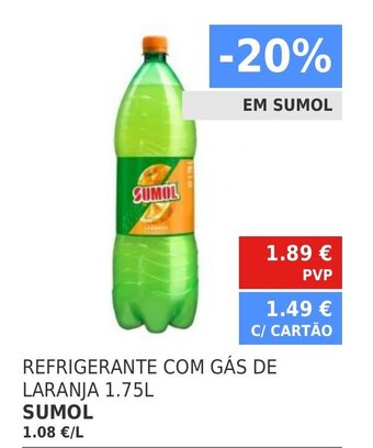 Minipreço Sumol 1,75L promoção