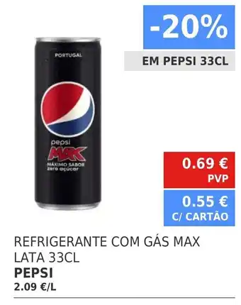 Minipreço Pepsi 33cl promoção