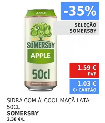Minipreço Somersby Sidra com Álcool Maça Lata 50cl promoção