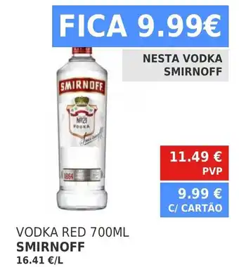 Minipreço Smirnoff Vodka Red 700ml promoção