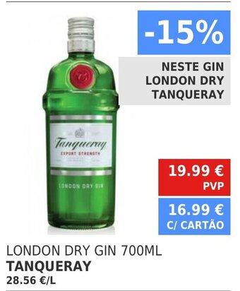 Minipreço Tanqueray London Dry Gin 700ml promoção